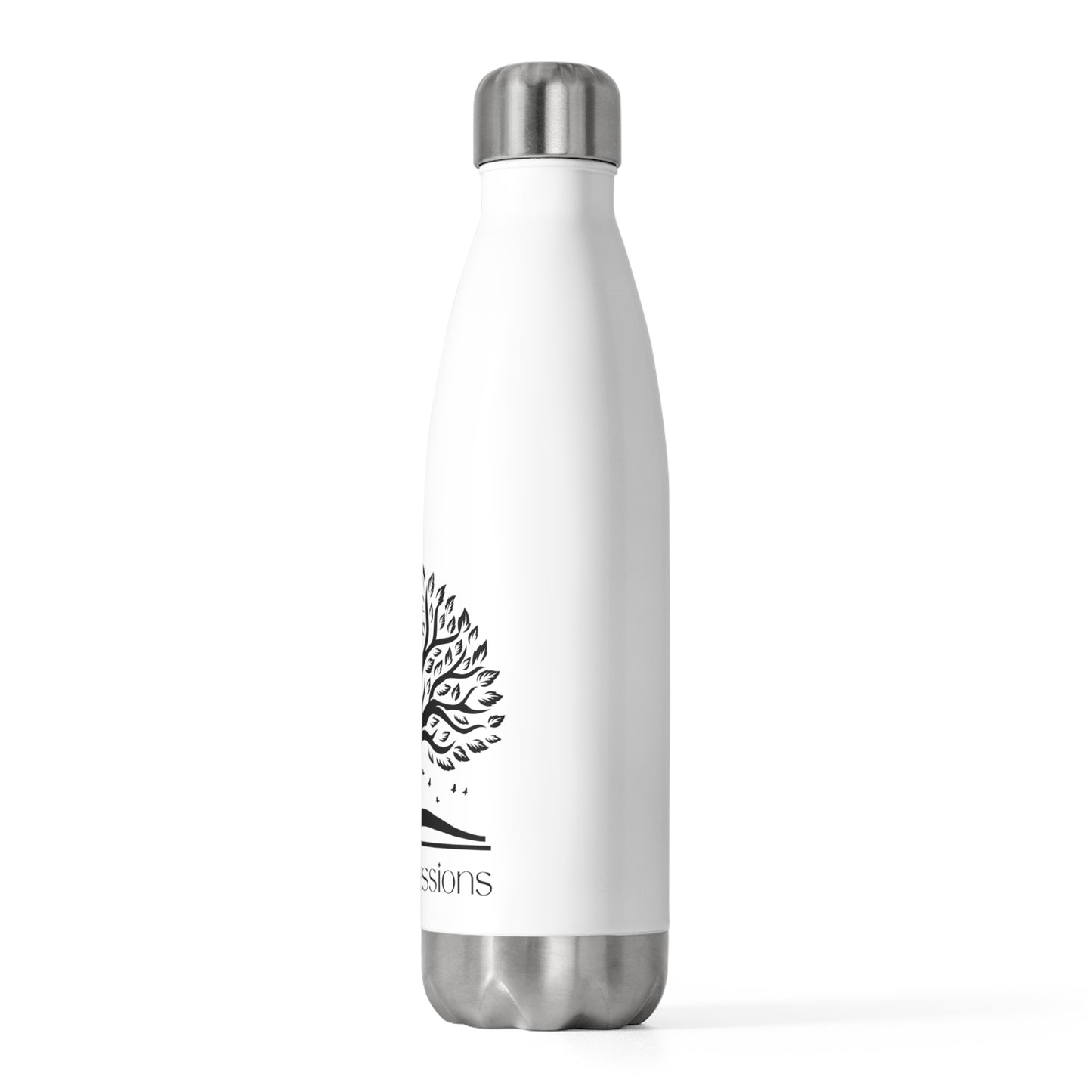 Water Bottle 20oz Insulated - White